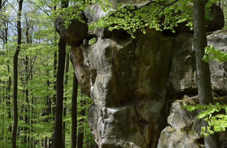 Jestřábí skála (Dvě hlavy, Tlama)​